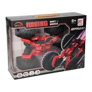 Nib RC Race Monster Truck with Smoke Function – Red